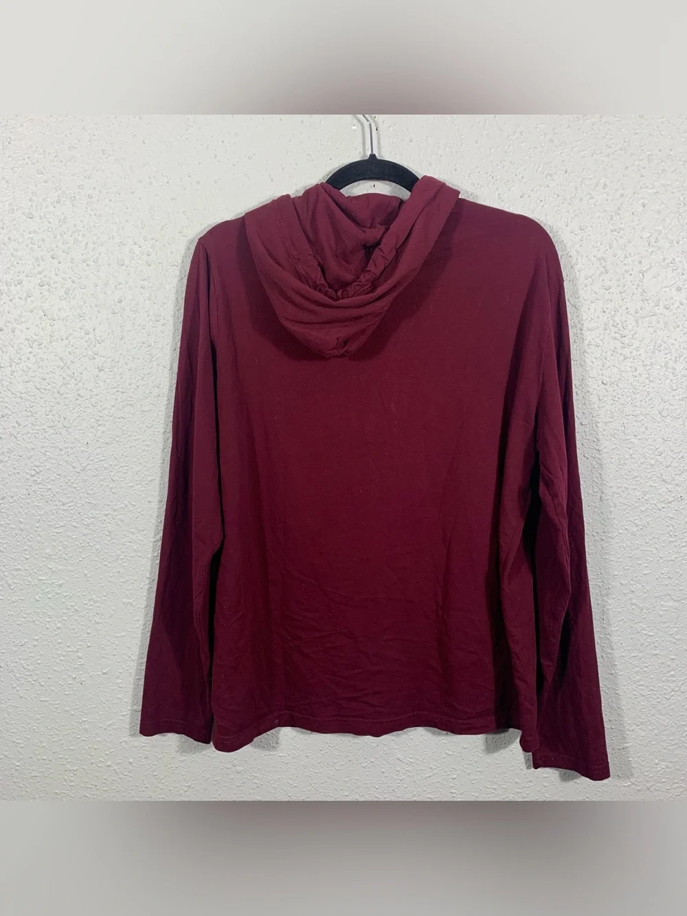 Polo Ralph Lauren RRL Maroon Embroidered Navy Hoodie Pullover             size M